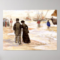 Van Gogh - The Beach at Scheveningen (Paar)