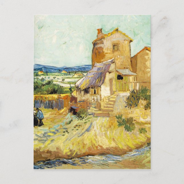 van Gogh - The Old Mill (1888) Postkarte (Vorderseite)