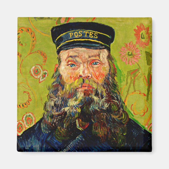 Van Gogh - The Postman, berühmtes Gemälde, Magnet (Vorne)