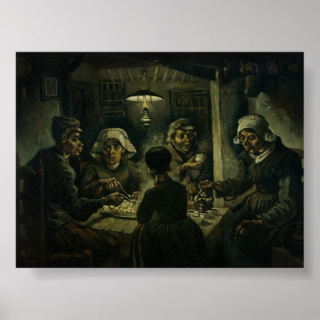 Van Gogh The Potato Eater  Poster (Vorne)