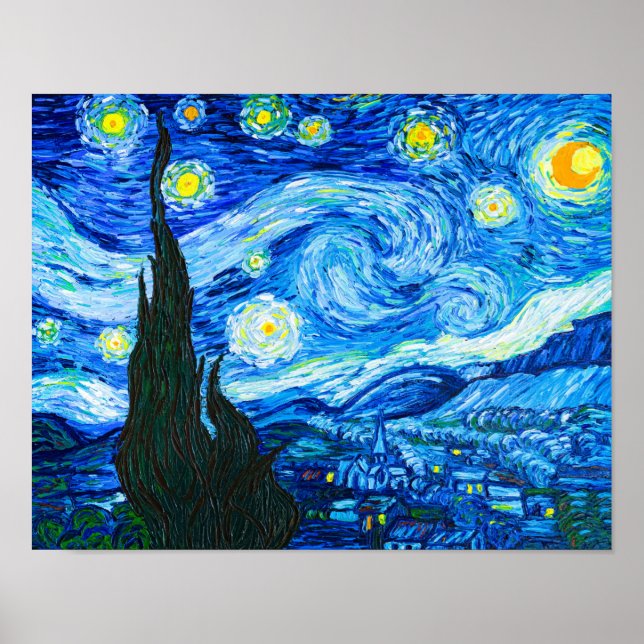 Van Gogh The Starry Night Poster (Vorne)