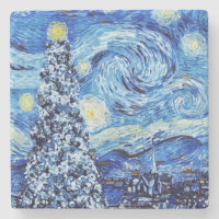 Van Gogh - The Starry Night - White Christmas
