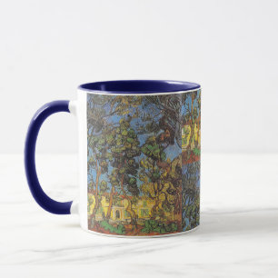 Van Gogh Trees im Garten, klassischer Impressionis Tasse