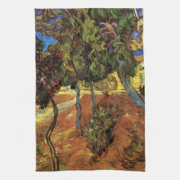 Van Gogh Trees im Garten, Saint Paul Hospital