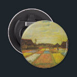 Van Gogh Tulip Fields Button Flaschenöffner Gesche<br><div class="desc">Van Gogh Tulip Fields Button Bottle Opener Gift Tulip Fields, auch bekannt als Blume Beds in Holland, ist ein Ölgemälde von Vincent van Gogh Anfang 1883 erstellt. Es wurde 1983 an die National Gallery of Art in Washington DC gespendet. Bulb Fields war Van Goghs erstes Gartengemälde in Ölfarbe auf Leinwand,...</div>