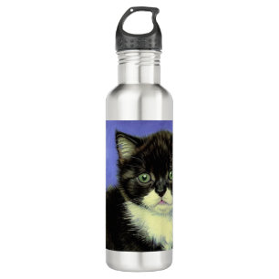 Van Gogh Tuxedo Kitten Edelstahlflasche