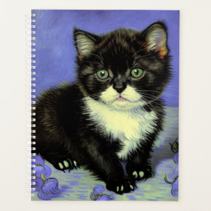 Van Gogh Tuxedo Kitten Planer