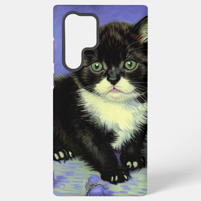 Van Gogh Tuxedo Kitten Samsung Galaxy Hülle (Rückseite)