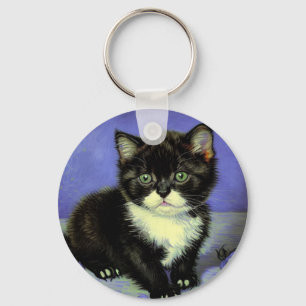 Van Gogh Tuxedo Kitten Schlüsselanhänger