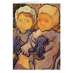 Van Gogh, Two Children, Vintager Impressionismus A