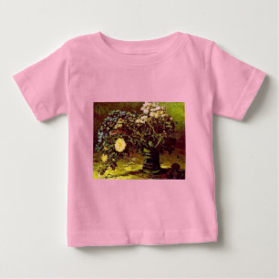 Van Gogh Vase blüht Blume Vintage Malerei Baby T-shirt