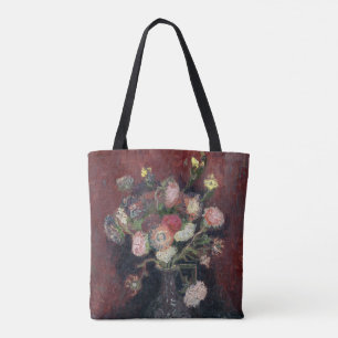 Van Gogh-Vase mit chinesischen Astern und Gladiole
