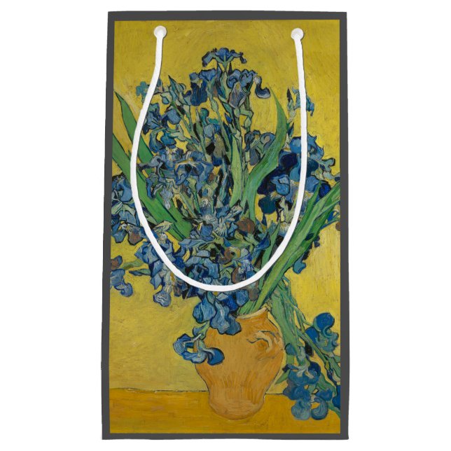 Van Gogh Vase mit Ire Classic Impressionismus Kleine Geschenktüte (Vorderseite)