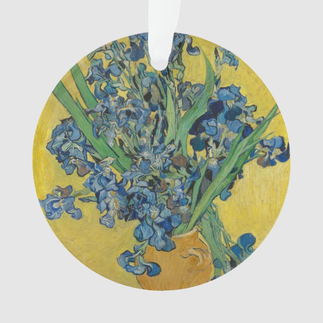 Van Gogh Vase mit Ire Classic Impressionismus Ornament (Vorderseite)
