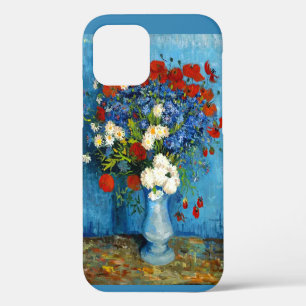 Van Gogh-Vase mit Kornblumen und Mohn iPhone 12 Hülle