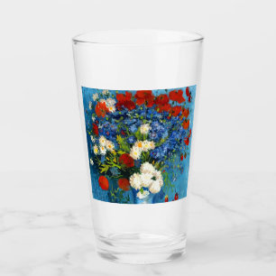Van Gogh Vase mit Kornblumen und Pflaumen Glas