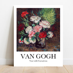 Van Gogh Vase mit Kunsthandwerk Print Poster