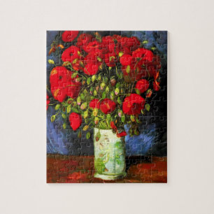 Van Gogh Vase mit Puzzle
