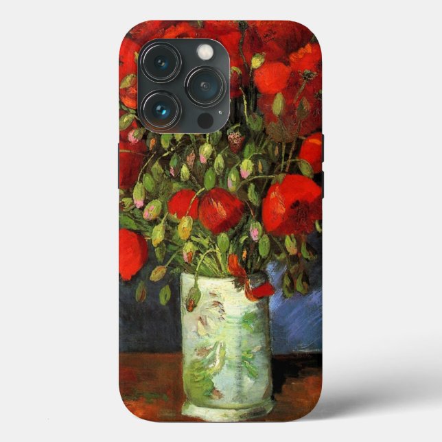 Van Gogh - Vase mit roten Pflücken Case-Mate iPhone Hülle (Rückseite)