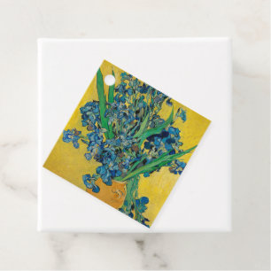 Van Gogh Vase mit Schwertlilien Klassischer Impres Geschenkanhänger
