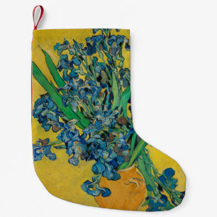 Van Gogh Vase mit Schwertlilien Klassischer Impres Kleiner Weihnachtsstrumpf