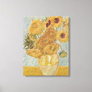 Van Gogh - Vase Twelve Sunflowers Leinwanddruck