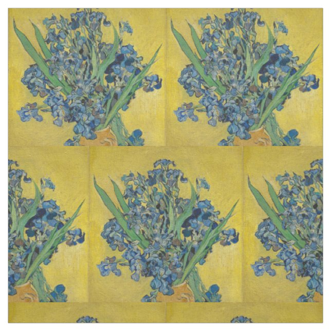 Van Gogh Vasen mit Iris Klassischer Impressionismu Stoff (Muster)