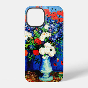 Van Gogh - Vasen mit Kornblumen und Mohn iPhone 12 Hülle