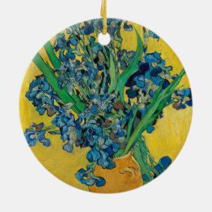 Van Gogh Vasen mit Schwertlilien Klassischer Impre Keramik Ornament