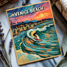 Van Gogh Venice Beach Surf