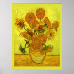 Van Gogh - Vierzehn Sonnenblumen, Poster