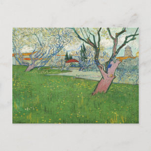 Van Gogh View of Arles, Trees in Blossom (F515) Postkarte