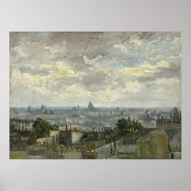 Van Gogh, View of Paris Poster (Vorne)