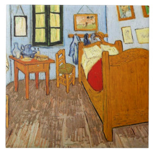 Van Gogh: Vincent's Bedroom in Arles, 1889 Fliese