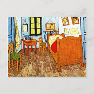 Van Gogh - Vincent's Bedroom Vintag Postcard Postkarte