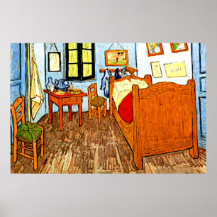 Van Gogh - Vincents Schlafzimmer Poster