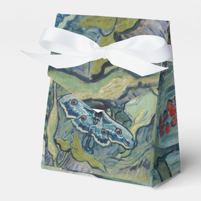 Van Gogh Vintag Great Peacock Moth Geschenkschachtel (Vorderseite)