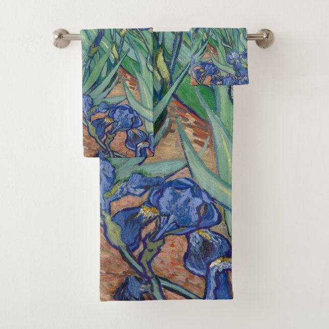 Van Gogh Vintag Irises Badhandtuch Set (Insitu)