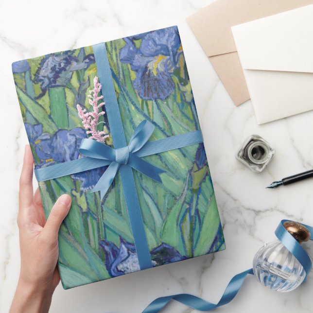 Van Gogh Vintag Irises    Geschenkpapier (Schenken)