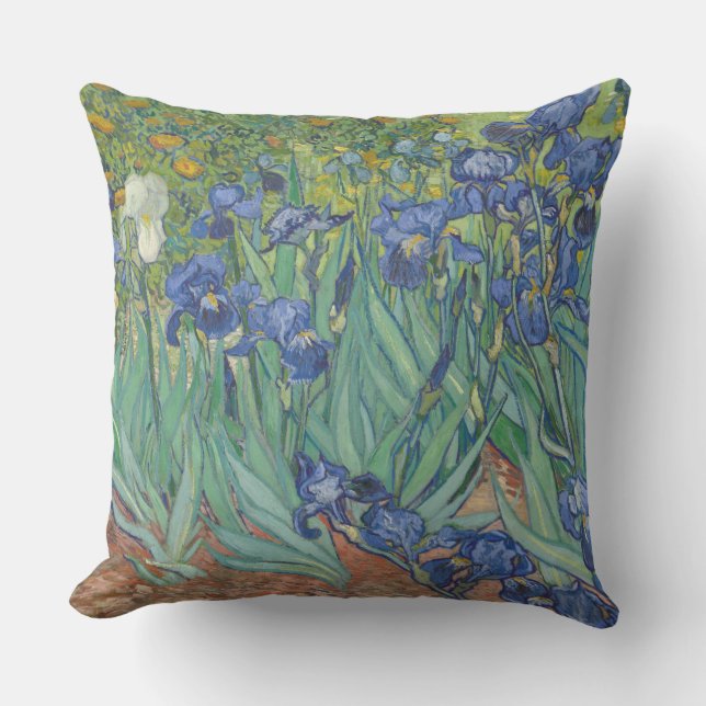Van Gogh Vintag Irises Kissen (Vorderseite)