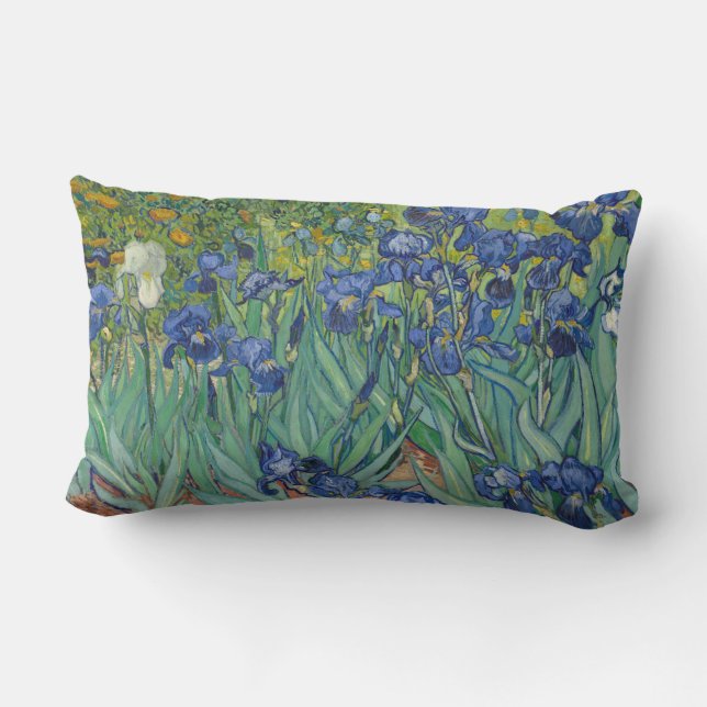 Van Gogh Vintag Irises Lendenkissen (Rückseite)