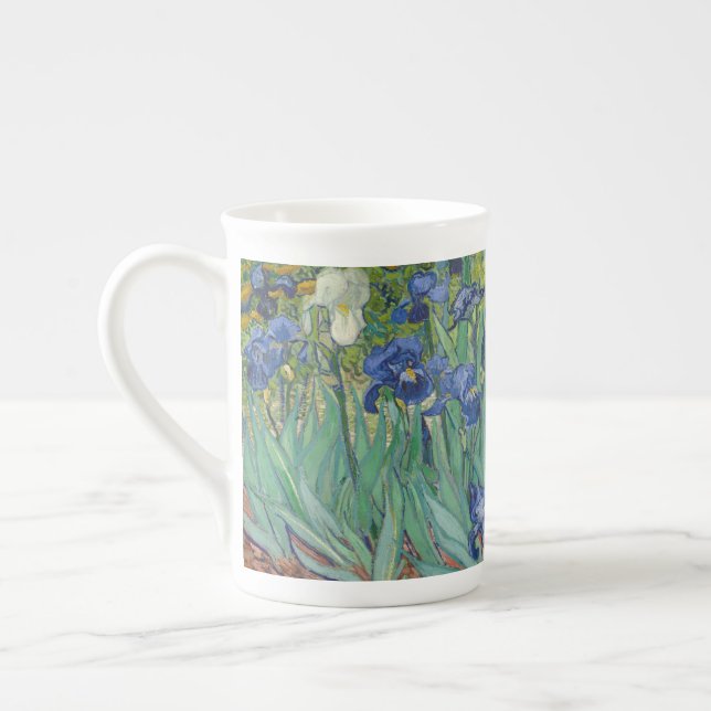 Van Gogh Vintag Irises Prozellantasse (Links)