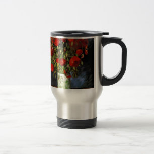 Van Gogh Vintag Painting Blossoms Vase Blume Reisebecher