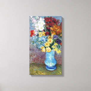 Van Gogh Vintag Vase mit Dasien und Anemonen Leinwanddruck