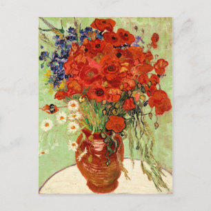 Van Gogh Vintage Florales Stillleben Gänseblümchen Postkarte