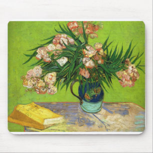 Van Gogh Vintage-Gemälde Blüten Blumen Reben Mousepad