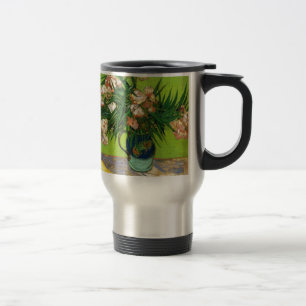 Van Gogh Vintage-Gemälde Blüten Blumen Reben Reisebecher