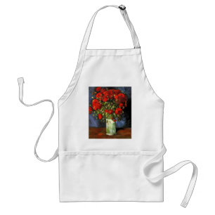 Van Gogh Vintage-Gemälde Blüten Vase Blumen Schürze
