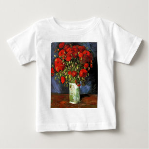 Van Gogh Vintage-Gemälde Blüten Vasen Blumen Baby T-shirt