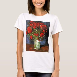Van Gogh Vintage-Gemälde Blüten Vasen Blumen T-Shirt